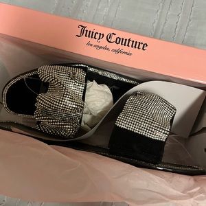 NWT JUICY COUTURE Sparkle Flat Sandals